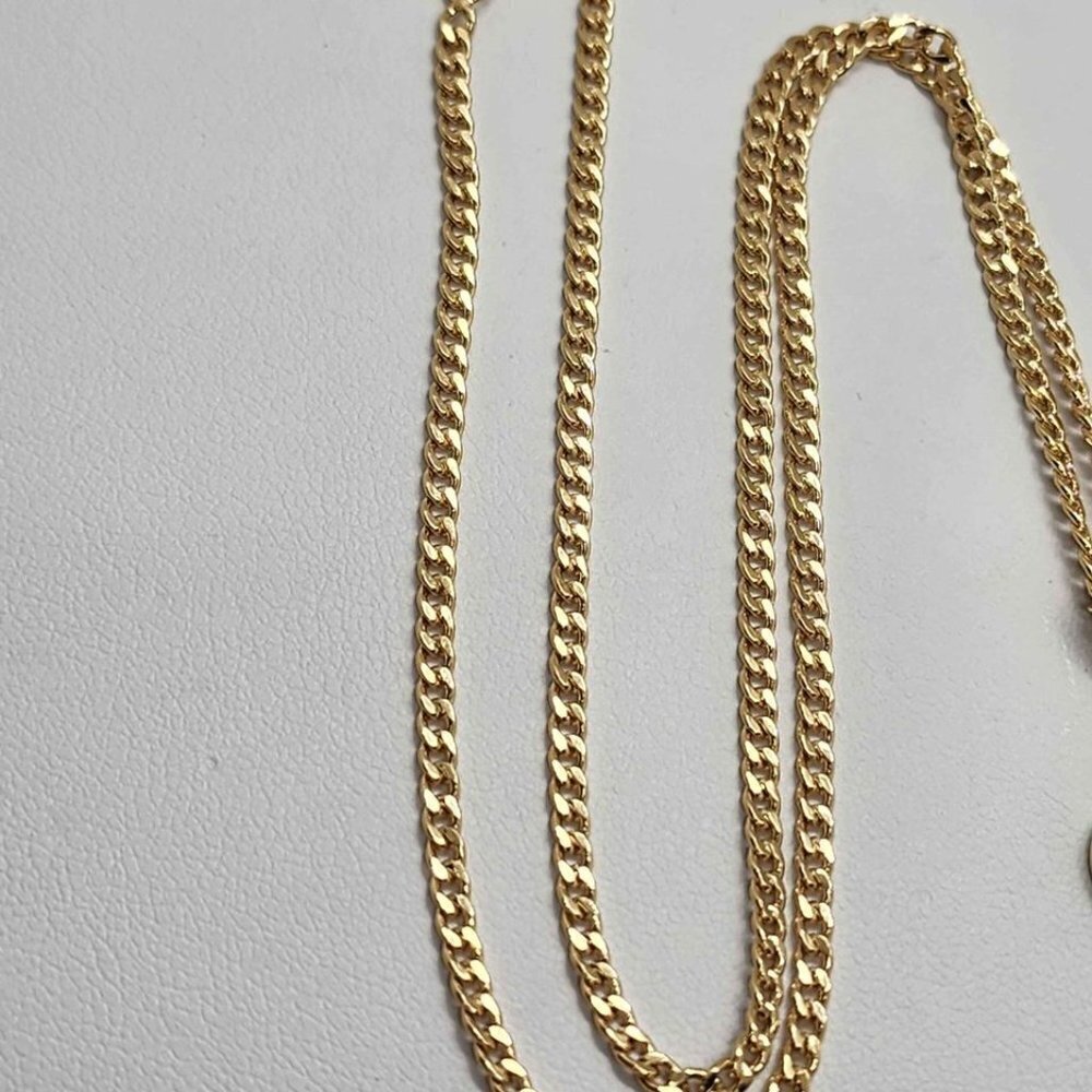 Brand New   Brazilian 18k Gold Filled HEart Locker Design Necklace - Picture 2 of 4